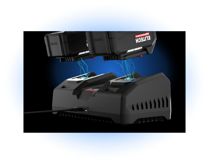 Ток зарядка до 6А с активной системой охлаждения