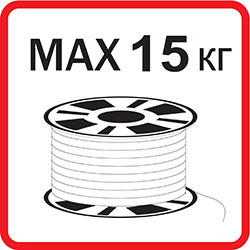 Максимальная масса катушки
