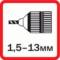 Диаметр зажимаемого хвостовика