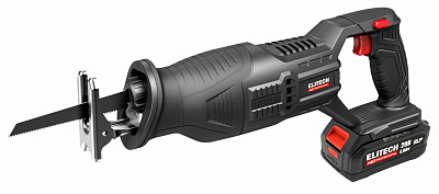 Пила сабельная аккумуляторная ELITECH HD SSC 2028BL 20В, 115мм, 1х4Ач - фото 1