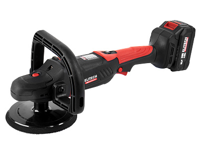 Машина полировальная аккумуляторная ELITECH HD CPM 2015SL 20 В, 180 мм, 1х4,0 Ач - фото 4