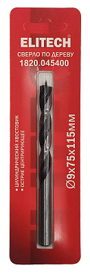 Сверло 9х115мм дерево 1820.045400 - фото 1