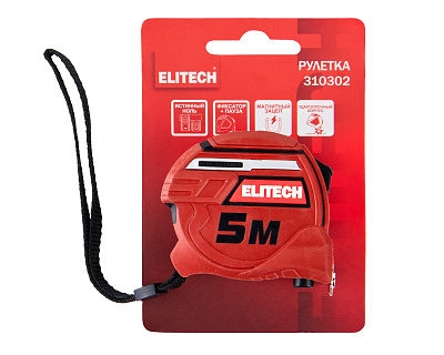 Рулетка   ELITECH  310302 5 м, 25 мм - фото 7