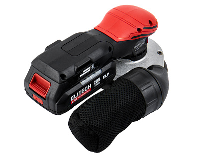 Шлифмашина эксцентриковая аккумуляторная ELITECH HD COS 2012SL 20 В, 125 мм, 2х2,0 Ач - фото 7