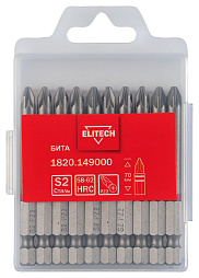 Бита PZ2 70мм 1шт 1820.149000