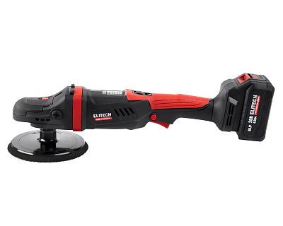 Машина полировальная аккумуляторная ELITECH HD CPM 2015SL 20 В, 180 мм, 1х4,0 Ач - фото 6