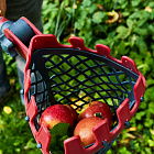 Материал корзины из мягкой термопластичной резины не повреждает плоды, не впитывает влагу, легко моется, обладает хорошей износостойкостью.