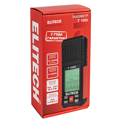 Тахометр бесконтактный ELITECH Т 100Б 10000об/мин - фото 10