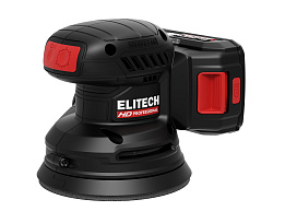 Шлифмашина эксцентриковая аккумуляторная ELITECH HD COS 2012BL 20 В, 125 мм, 1х2,0 Ач