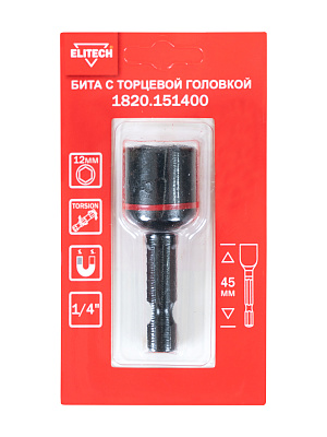Бита торцевая головка ударная 12мм 45мм 1820.151400 - фото 2