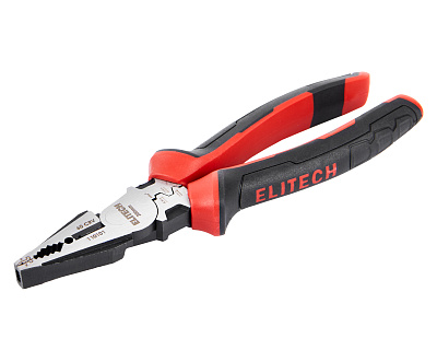 Плоскогубцы комбинированные ELITECH 110101 210 мм, сталь CrV - фото 3