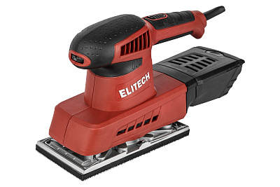 Шлифмашина вибрационная ELITECH МШВ 0319Э 250Вт, 90х182мм - фото 1