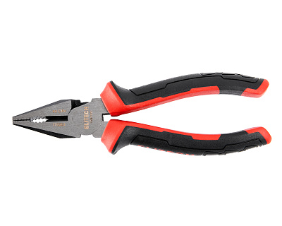 Плоскогубцы комбинированные  ELITECH  110201 160 мм, сталь CrV - фото 1