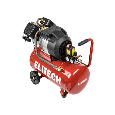 Компрессор масляный ELITECH КПМ 360-50 2,2кВт, 356л/мин, 50л - фото 4