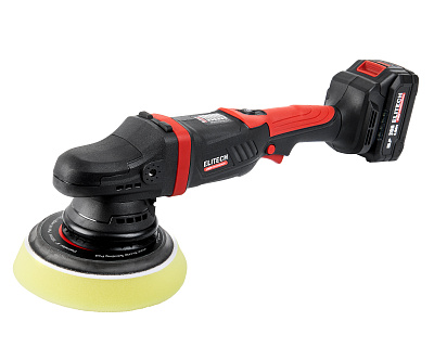 Машина полировальная аккумуляторная ELITECH HD CPM 2015SLR 20 В, 180 мм, 1х4,0 Ач - фото 6