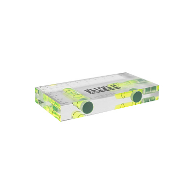 Уровень пузырьковый акриловый ELITECH HD 320308 10 см, 2 колбы - фото 6
