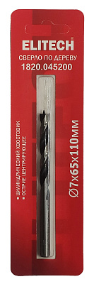 Сверло 7х110мм дерево 1820.045200 - фото 1