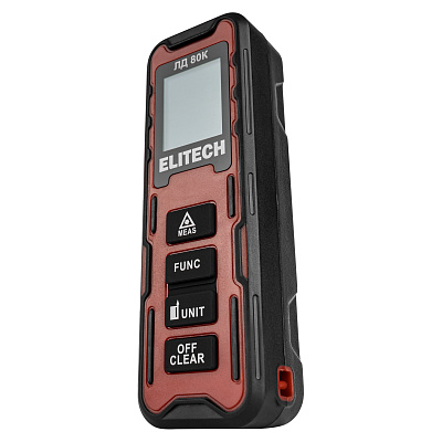 Дальномер лазерный ELITECH ЛД 80К (E0301.006.00) 80м, 2хААА - фото 2