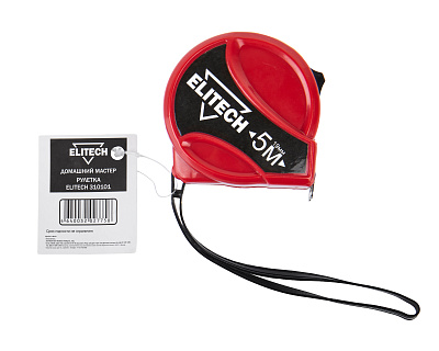 Рулетка   ELITECH ДМ  310101 5 м, 18 мм - фото 6