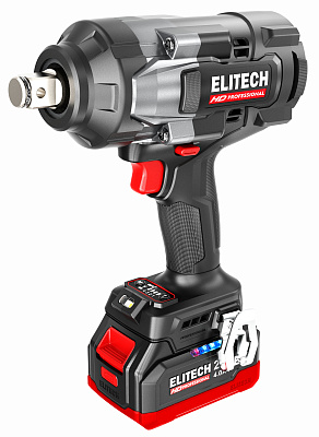 Гайковёрт аккумуляторный ELITECH HD CW 2016BL 20В, 1600Нм, 1х4Ач - фото 1