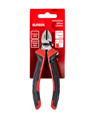 Бокорезы комбинированные  ELITECH  130201 160 мм, сталь CrV - фото 7
