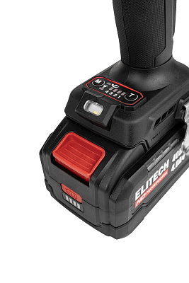 Гайковёрт аккумуляторный ELITECH HD CW 4022BL 40В, 2100Нм, 1х4Ач - фото 5