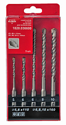 Набор буров SDS+ 5шт 1820.036600