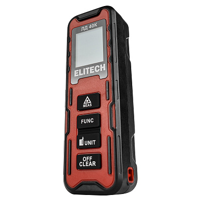 Дальномер лазерный ELITECH ЛД 40К 40м, 2хААА - фото 2