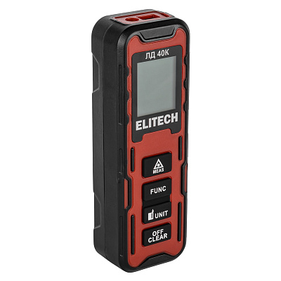 Дальномер лазерный ELITECH ЛД 40К 40м, 2хААА - фото 8