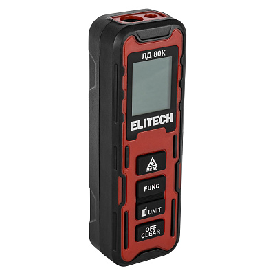 Дальномер лазерный ELITECH ЛД 80К (E0301.006.00) 80м, 2хААА - фото 8
