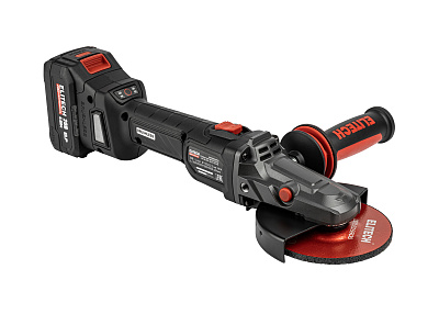 Шлифмашина угловая аккумуляторная ELITECH HD CAG 2012DSL 20 В, 125 мм, 2х4,0 Ач - фото 8