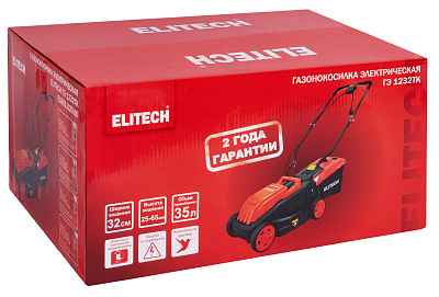 Газонокосилка электрическая ELITECH ГЭ 1232ТK 1,2кВт, 32см - фото 12