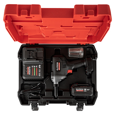 Пистолет заклепочный акк. ELITECH HD CRG 2063BL 20В, 6,4мм, 1х4Ач - фото 13