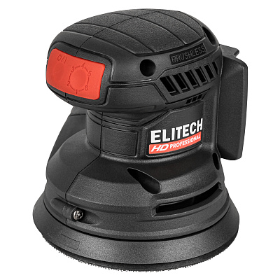 Шлифмашина эксцентриковая аккумуляторная ELITECH HD COS 2012BL 20 В, 125 мм, без АКБ и ЗУ - фото 1