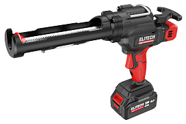 Пистолет для герметика аккумул. ELITECH HD CCG 20SL6 20В, 1х4Ач