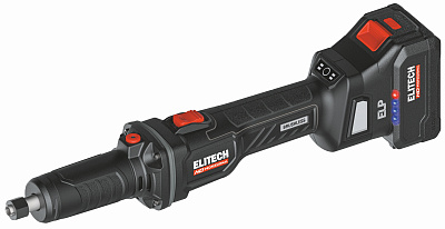 Шлифмашина прямая аккумуляторная ELITECH HD CSG 2050BL 20 В, 50 мм, 1х4,0 Ач - фото 1