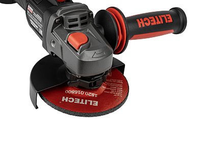 Шлифмашина угловая аккумуляторная ELITECH HD CAG 2012BL 20 В, 125 мм, 2х4,0 Ач - фото 9