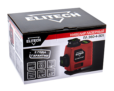 Нивелир лазерный ПЛ 360-4-ЗЕЛ - фото 11