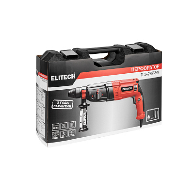Перфоратор SDS-plus ELITECH П 3-28РЭМ 900Вт, 3,2Дж - фото 14
