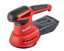 Шлифмашина эксцентриковая ELITECH МШЭ 0412Э 400Вт, 125мм