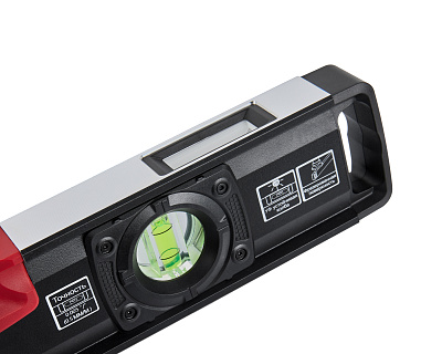 Уровень пузырьковый магнитный ELITECH HD  320301 40 см, 3 глазка - фото 6