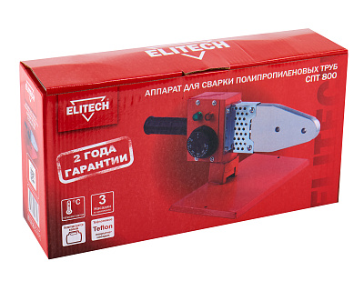 Аппарат для сварки полипропиленовых труб СПТ 800 (E1704.001.00) - фото 10