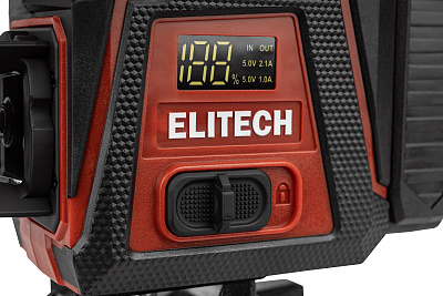Нивелир лазерный ELITECH ЛН 360-4-ЗЕЛ 4х360, зеленый, аккум - фото 3