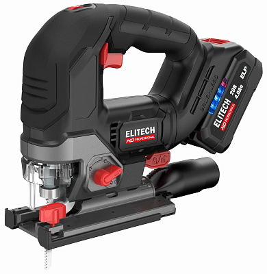 Лобзик аккмуляторный ELITECH HD CJS 2010LPLE 20В, 130мм, 1х4Ач - фото 1