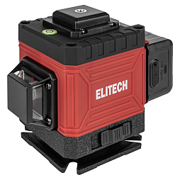 Нивелир лазерный ELITECH ПЛ 12Л-ЗЕЛ 3х360, зеленый, аккум