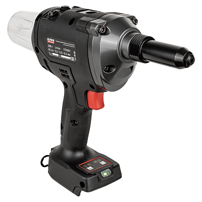 Пистолет заклепочный акк. ELITECH HD CRG 2063BL 20В, 6,4мм, без АКБиЗУ - фото 10