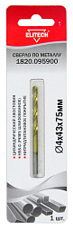 Сверло 4х75   HSS-G+TiN 1шт 1820.095900