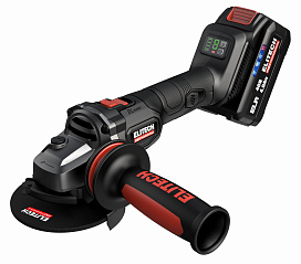 Шлифмашина угловая аккумуляторная ELITECH HD CAG 4012BL 20 В, 125 мм, 1х4,0 Ач