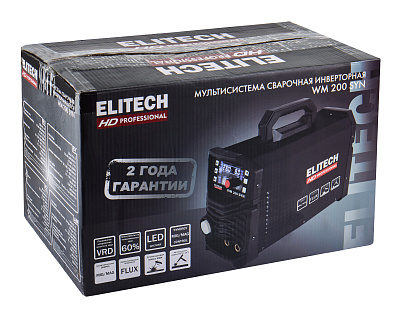 Инвертор сварочный MIG/MAG ELITECH HD WM 200 SYN 5,9 кВт, 200 А, 1,0 мм - фото 14