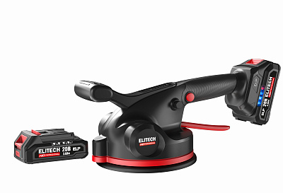 Вибратор-стеклодомкрат ELITECH HD CTV 2016 20В, 50кг, 3000-6000виб/мин - фото 1
